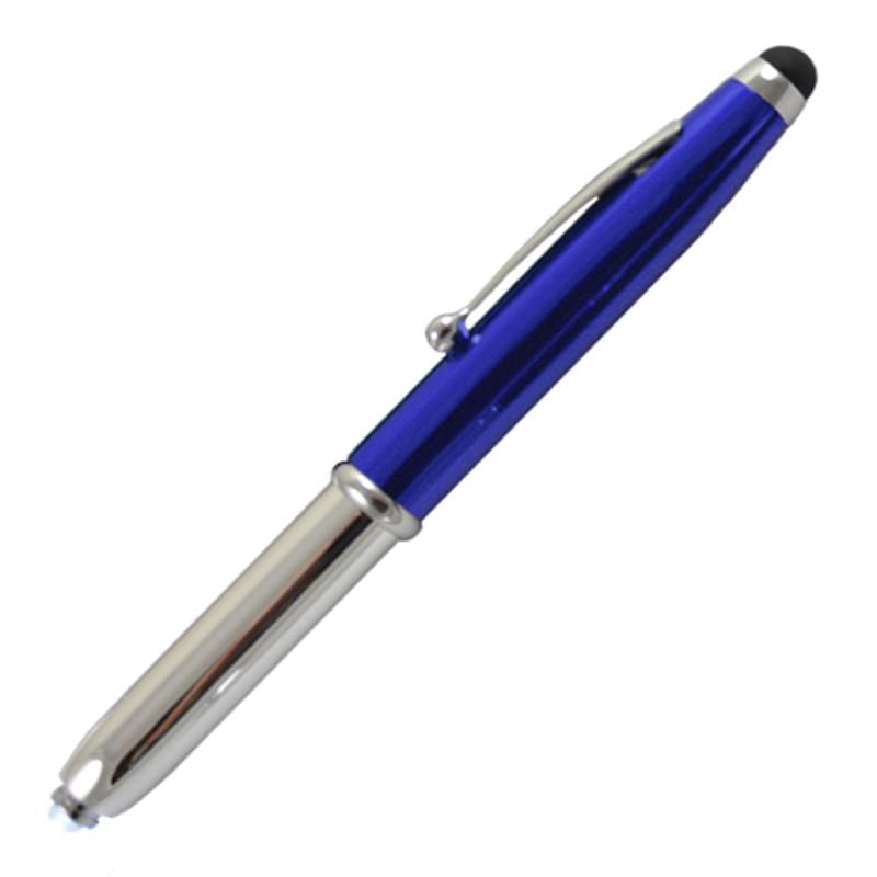 Three-In-One Stylus, Flashlight and Ballpoint Pen