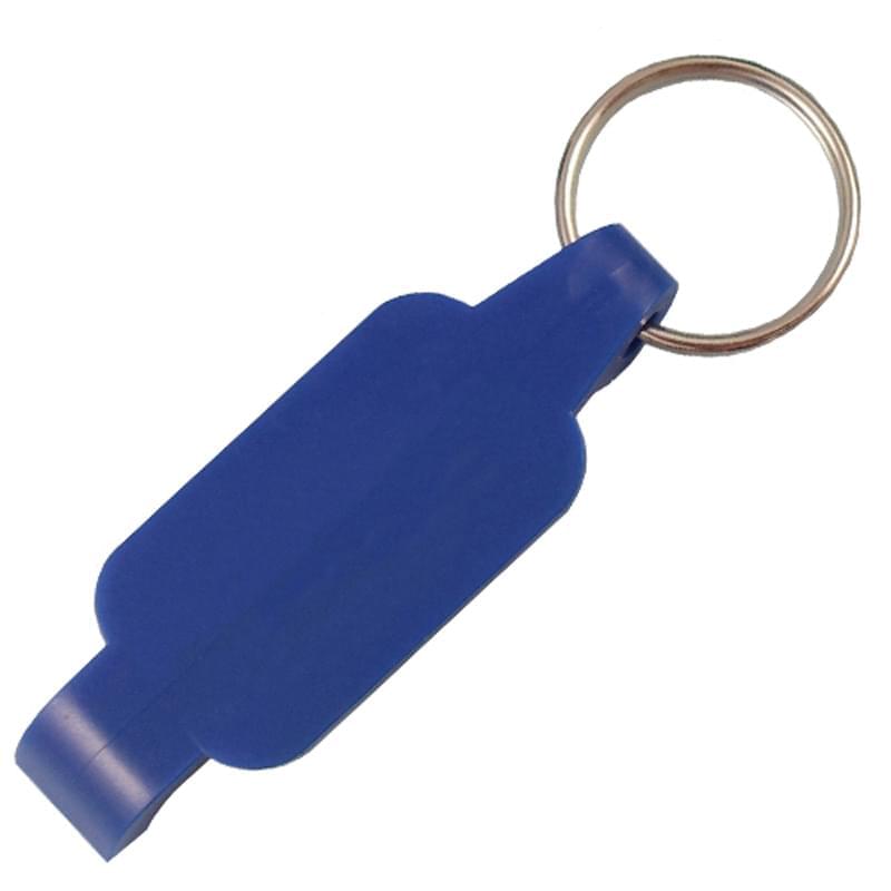 Solid Color Bottle Opener Key Ring