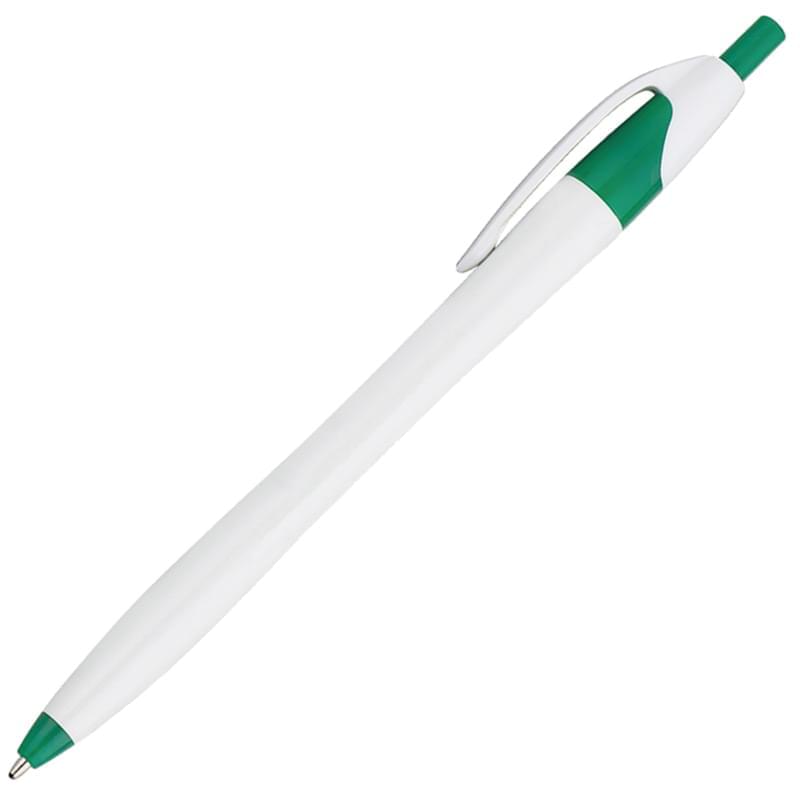 White Barrel European Design Ballpoint Pen