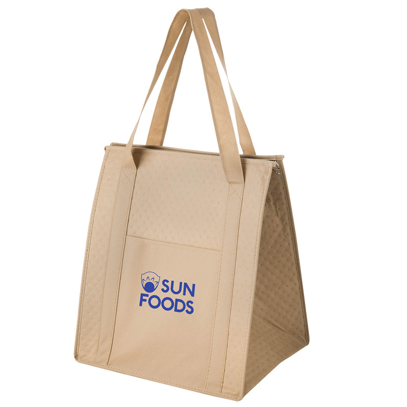 Insulated Non-Woven Grocery Tote Bag