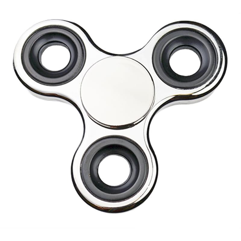 silver fidget spinner