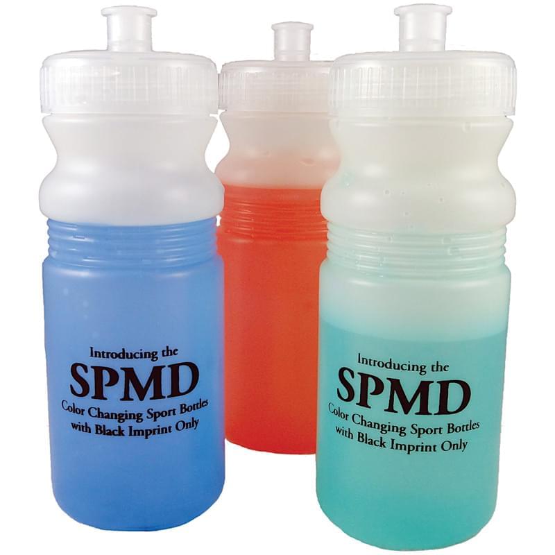 20 Oz. Frosted Color Changing Sport Bottle