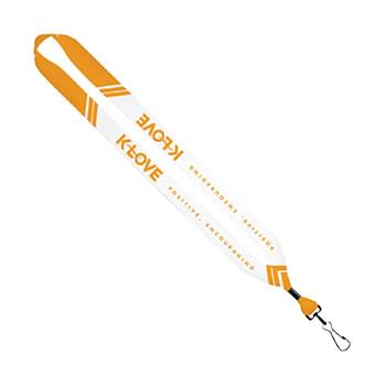 Lanyard with Metal Crimp and Swivel Snap Hook