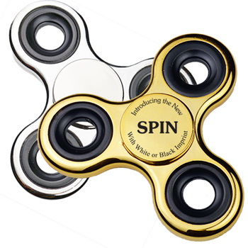 Fidget Spinner in Gold or Silver